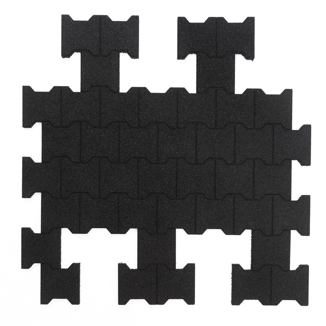 Rubber Interlocking I-Mat