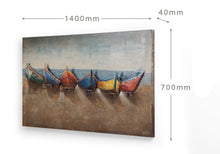 Load image into Gallery viewer, Fishing Boats - 3D Metal Art
