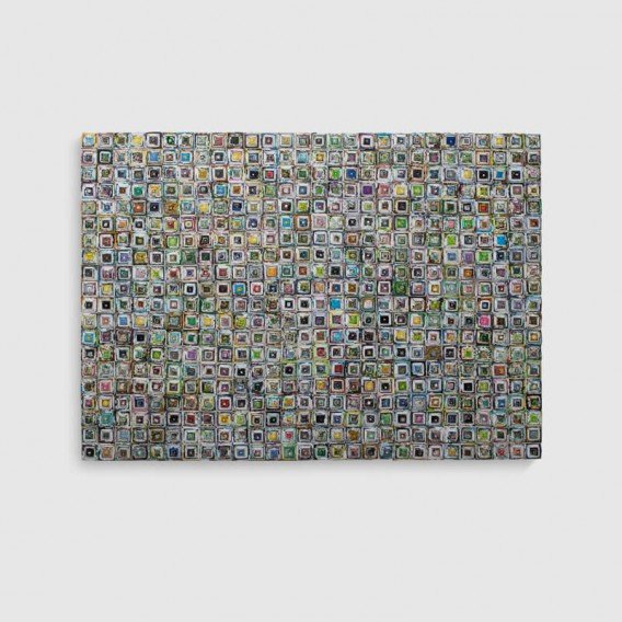 Colour Squares - 3D Paper Art