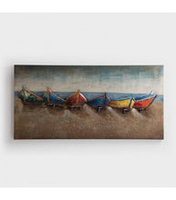Load image into Gallery viewer, Fishing Boats - 3D Metal Art
